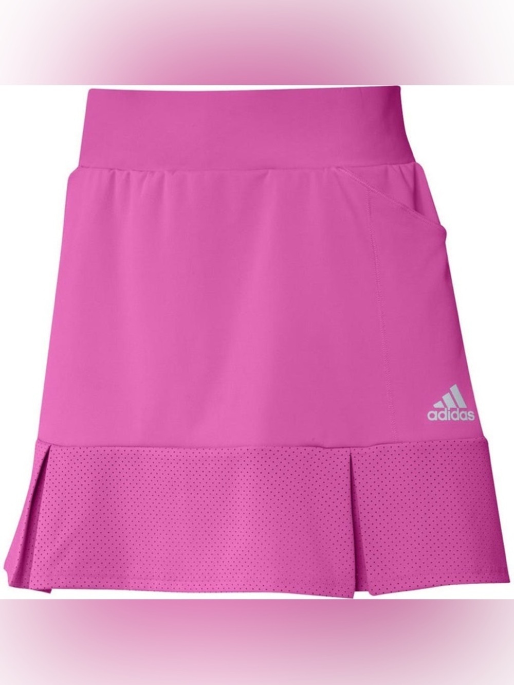 Adidas Pink Athletic Pleated Mini Skort - Picture 2 of 11